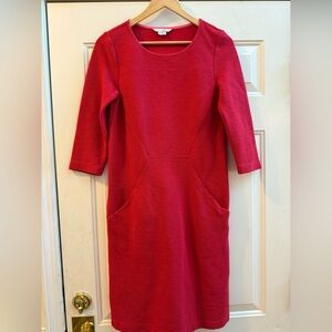 Boden Ottoman Ribbed Shift Dress